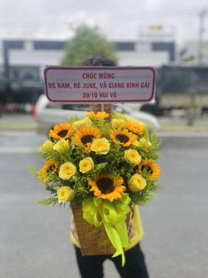 Giỏ hoa sinh nhật - 23